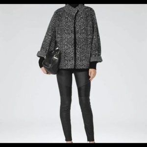REISS || Lawrenca Wool Knitted Oversized Open Cardigan Sweater Jacket